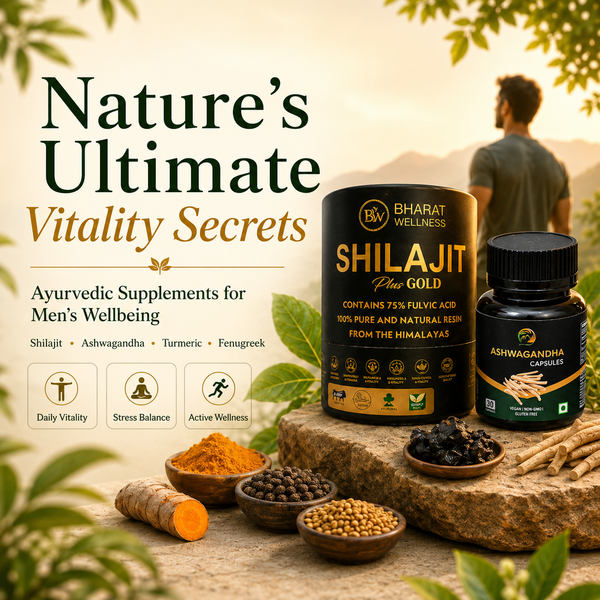 Nature’s Ultimate Vitality Secrets – Ayurvedic Supplements for Men's Wellbeing