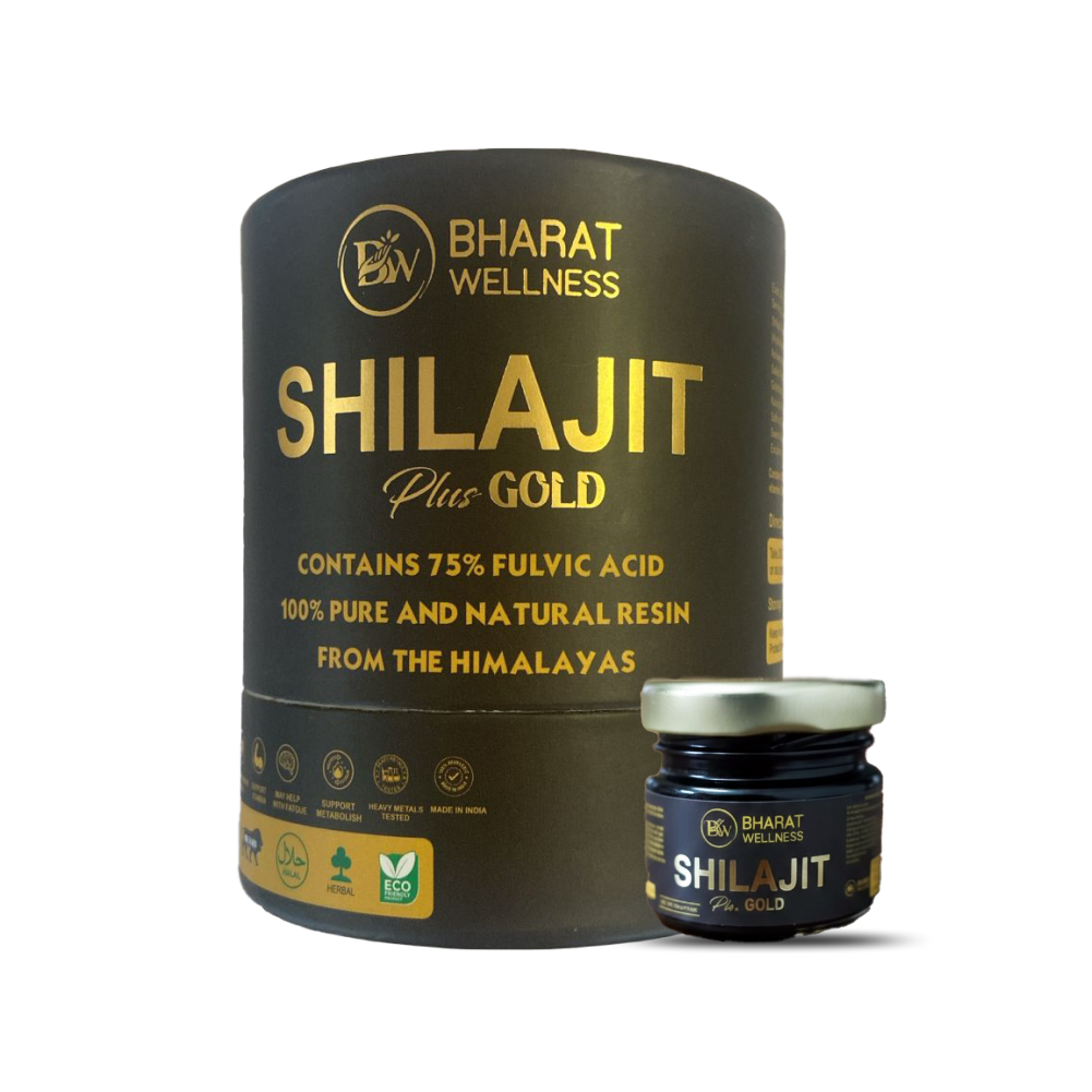 BHARAT WELLNESS Shilajit Plus Gold with Swarna Bhasma + Get Free Ashwagandha