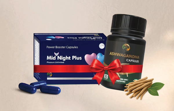 Combo Offer- Midnight Plus + Ashwagandha Capsule - Pack of 30 Capsules