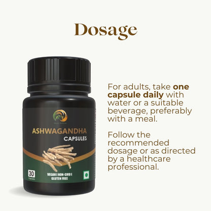 BHARAT WELLNESS Ashwagandha Capsule - 30 Capsules - Bharat Wellness