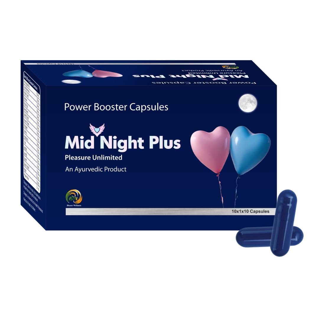 MIDNIGHT PLUS Power Booster Capsules for men - Bharat Wellness